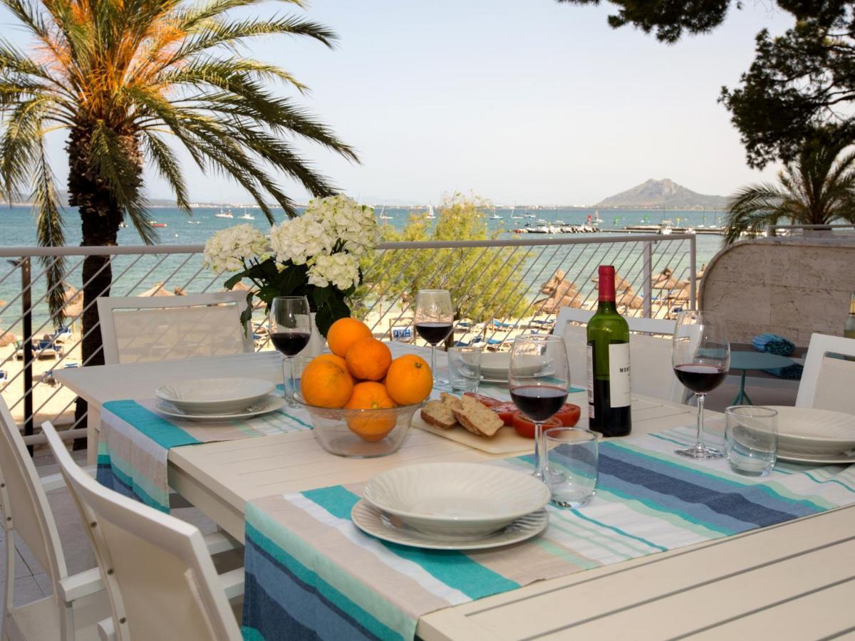 'Can Ventet' First Line Beach Port de Pollença Dış mekan fotoğraf